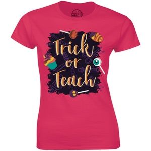 Trick Or Teach Tee Teacher Halloween Party T-shirt